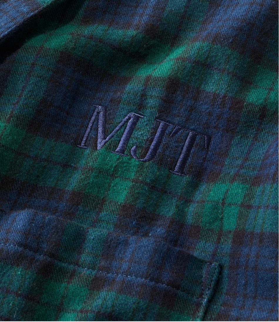Men's Scotch Plaid Flannel Robe