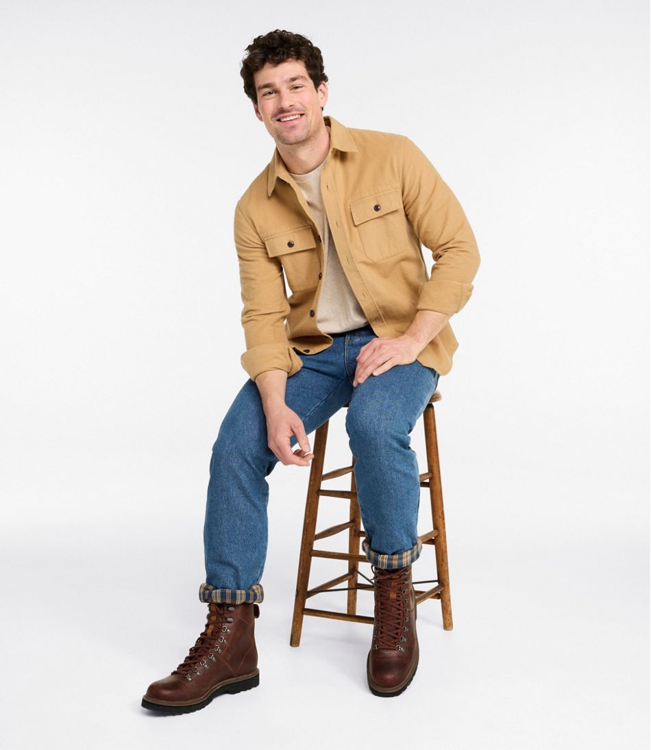 Men's Double L® Jeans, Classic Fit, Flannel-Lined