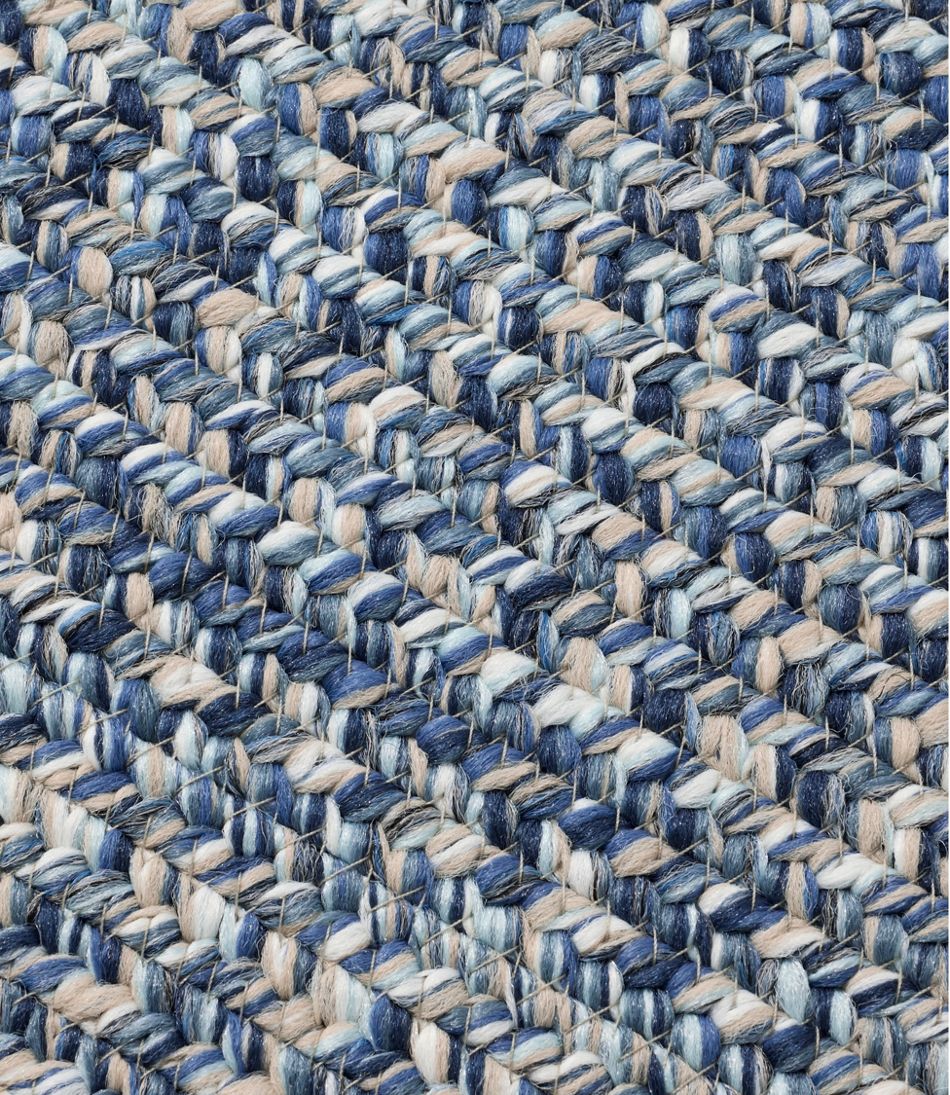 All-Weather Braided Runner, Concentric Pattern Rectangular