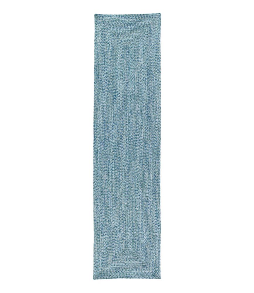All-Weather Braided Runner, Concentric Pattern Rectangular