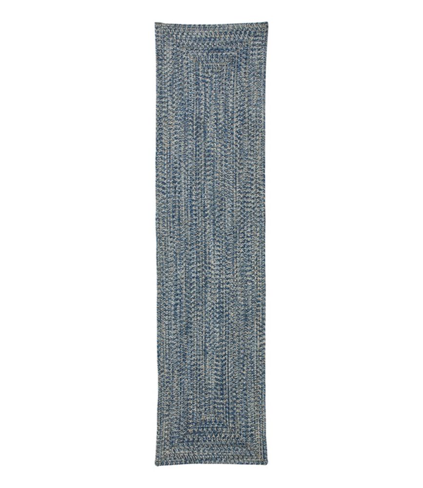 Outdoor Ready All-Weather Braided Runner, Concentric Pattern Rectangular for Everyday Living Travel and Outdoor Recreation