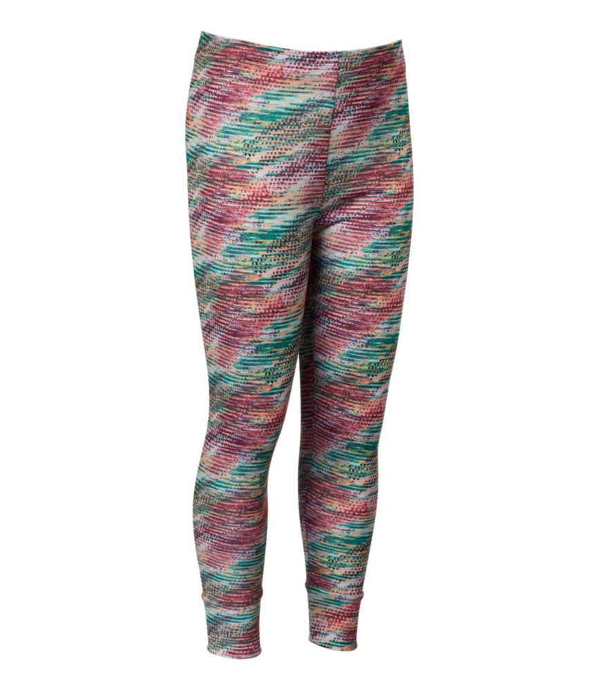Daily Lifestyle Kids Wicked Warm Midweight Long Underwear, Pants Print for Everyday Wear Layering Travel and Outdoor Activities