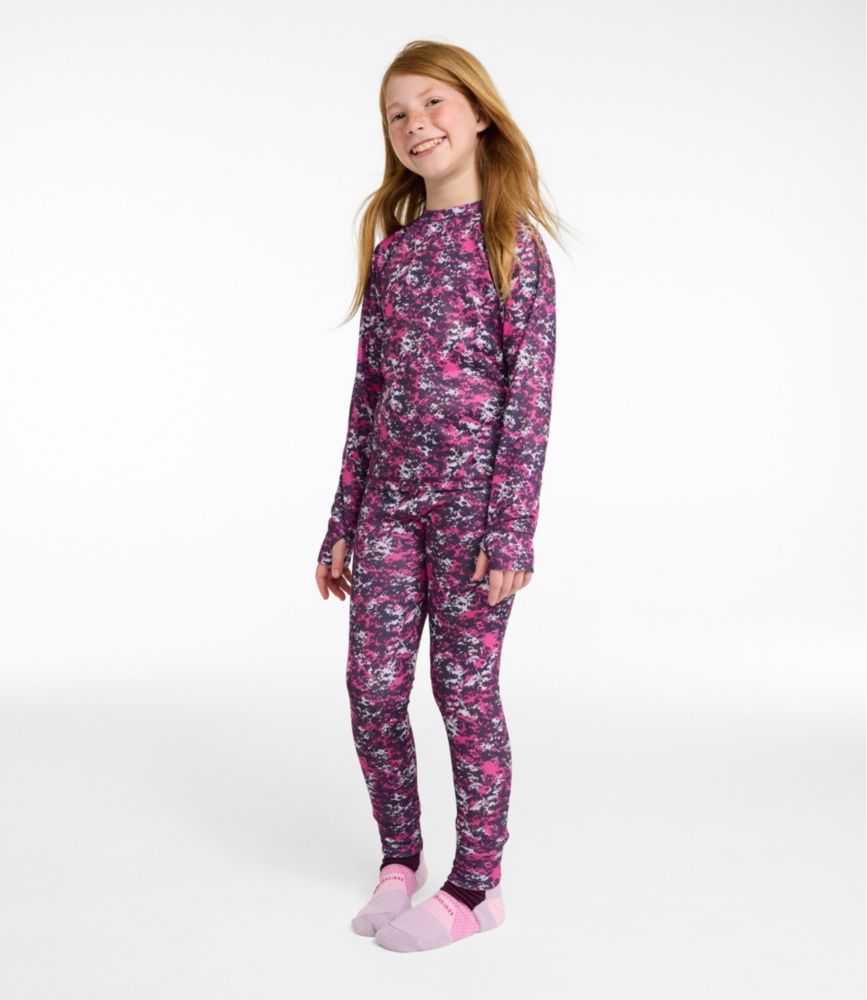 Kids' Wicked Warm Midweight Long Underwear, Pants Print
