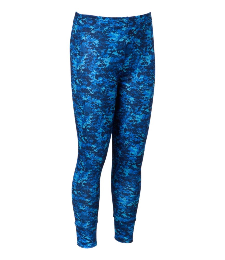 Daily Lifestyle Kids Wicked Warm Midweight Long Underwear, Pants Print for Everyday Wear Layering Travel and Outdoor Activities