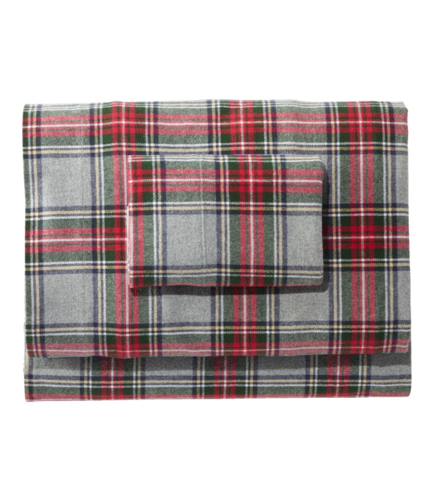 Outdoor Ready Heritage Chamois Flannel Sheet Collection, Plaid for Bedroom Entryway and Everyday Home Comfort