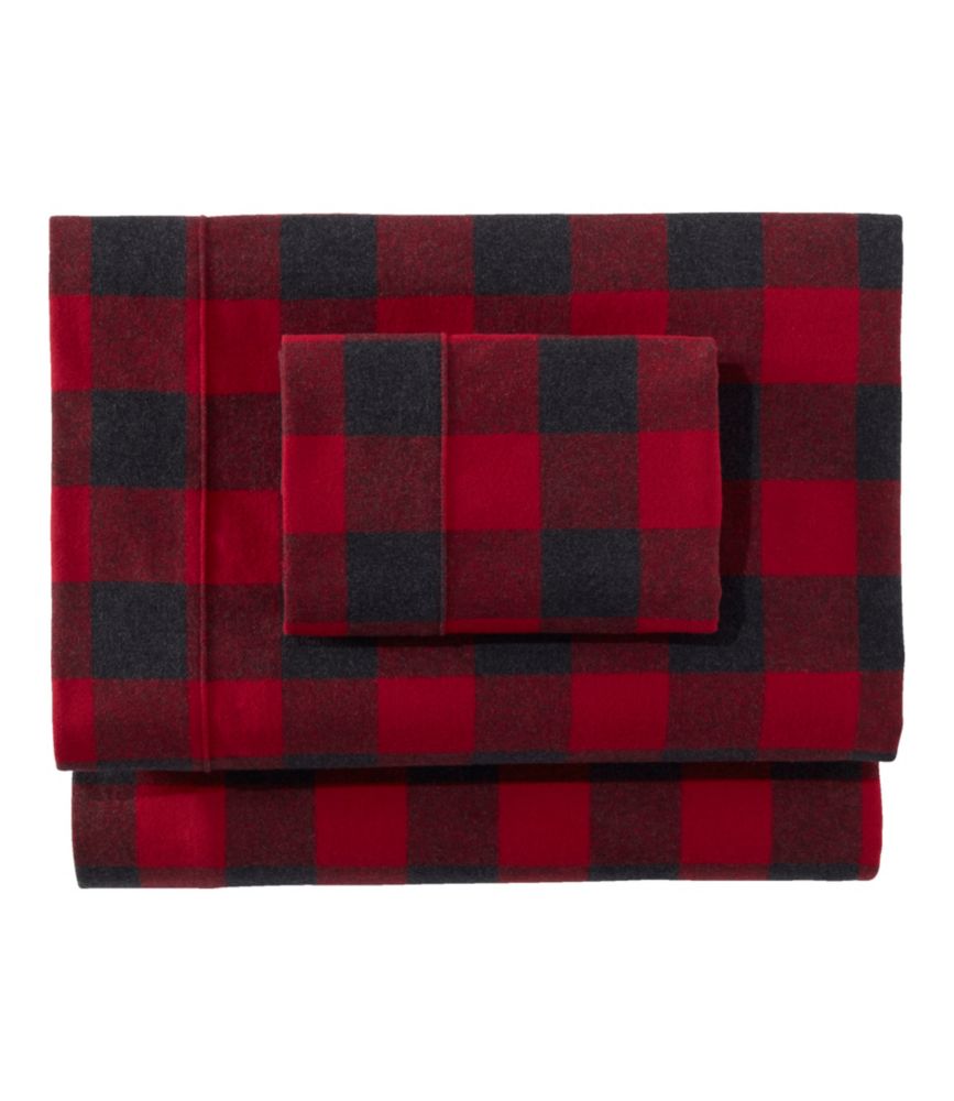 Outdoor Ready Heritage Chamois Flannel Sheet Collection, Plaid for Bedroom Entryway and Everyday Home Comfort