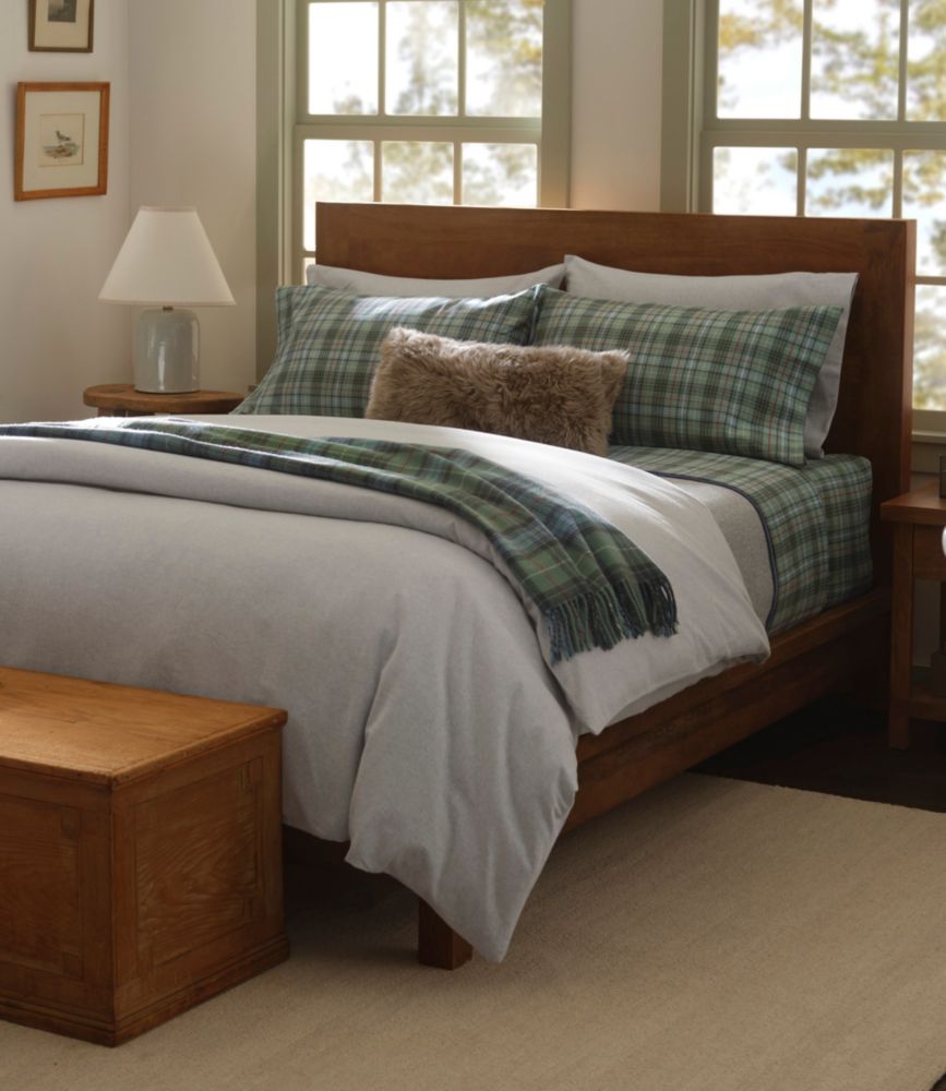Heritage Chamois Flannel Sheet Collection, Plaid