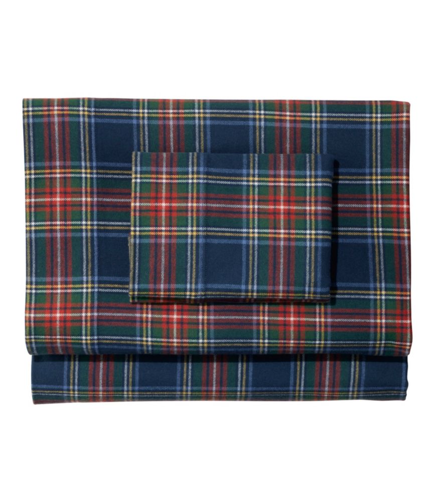 Outdoor Ready Heritage Chamois Flannel Sheet Collection, Plaid for Bedroom Entryway and Everyday Home Comfort