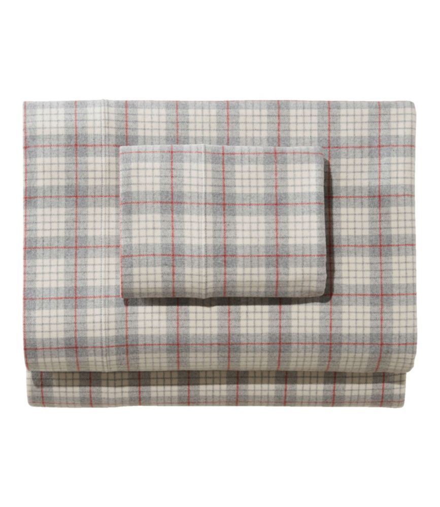 Outdoor Ready Heritage Chamois Flannel Sheet Collection, Plaid for Bedroom Entryway and Everyday Home Comfort