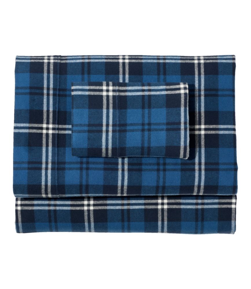 Outdoor Ready Heritage Chamois Flannel Sheet Collection, Plaid for Bedroom Entryway and Everyday Home Comfort