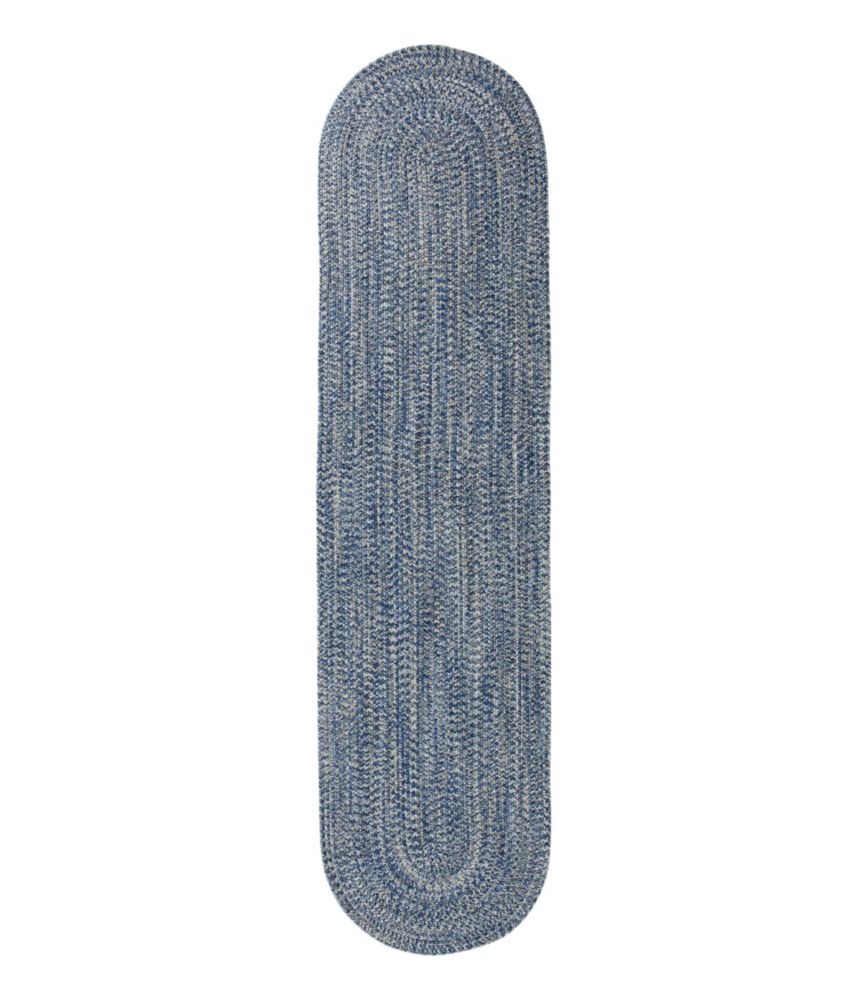 Outdoor Ready All-Weather Braided Runner, Concentric Pattern Oval for Everyday Living Travel and Outdoor Recreation