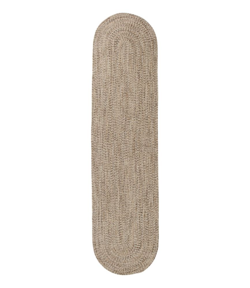 Outdoor Ready All-Weather Braided Runner, Concentric Pattern Oval for Everyday Living Travel and Outdoor Recreation