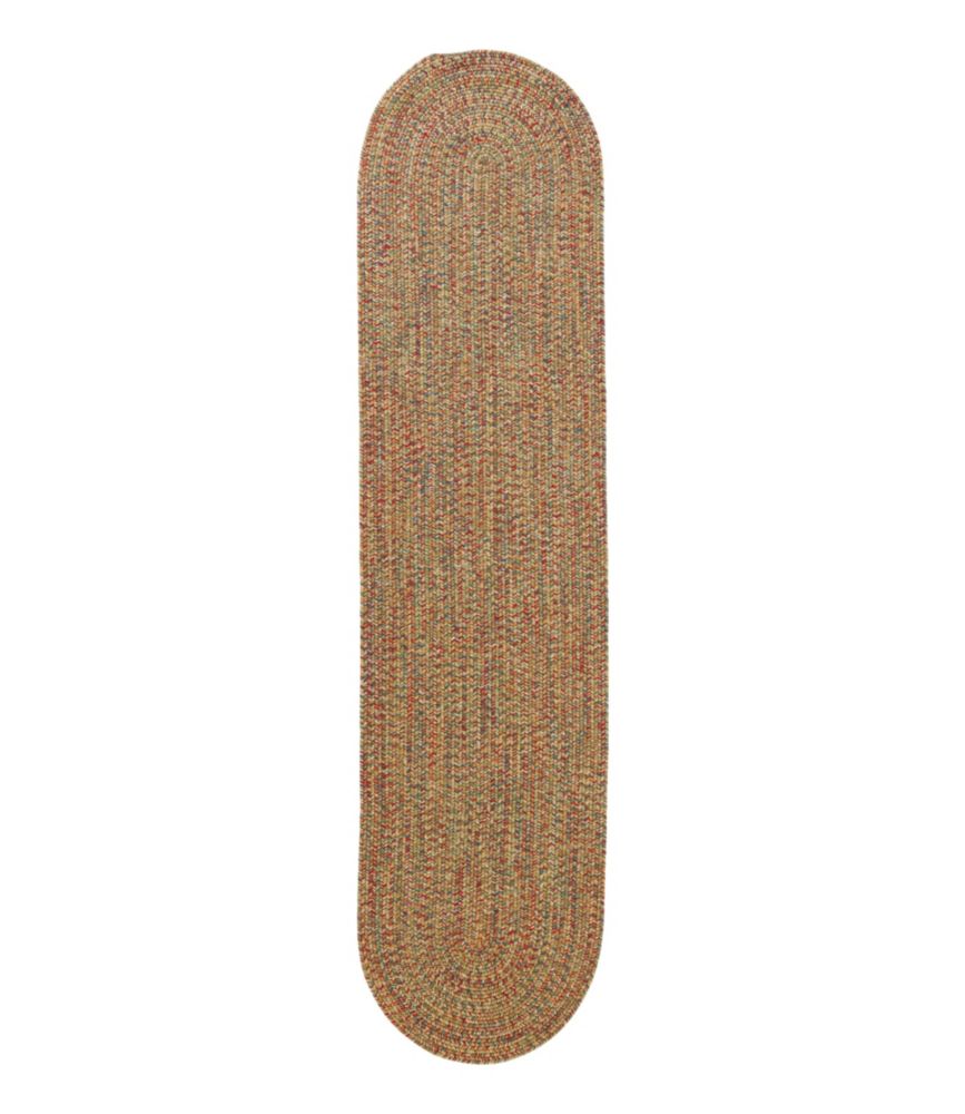 Outdoor Ready All-Weather Braided Runner, Concentric Pattern Oval for Everyday Living Travel and Outdoor Recreation