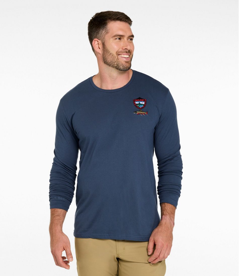 Men's MIF&W Tee, Long-Sleeve Brook Trout