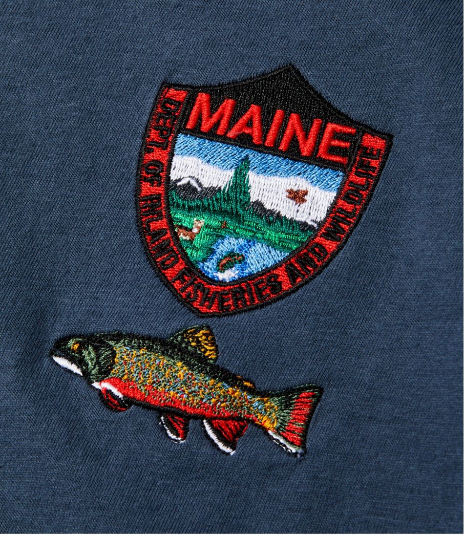 Men's MIF&W Tee, Long-Sleeve Brook Trout