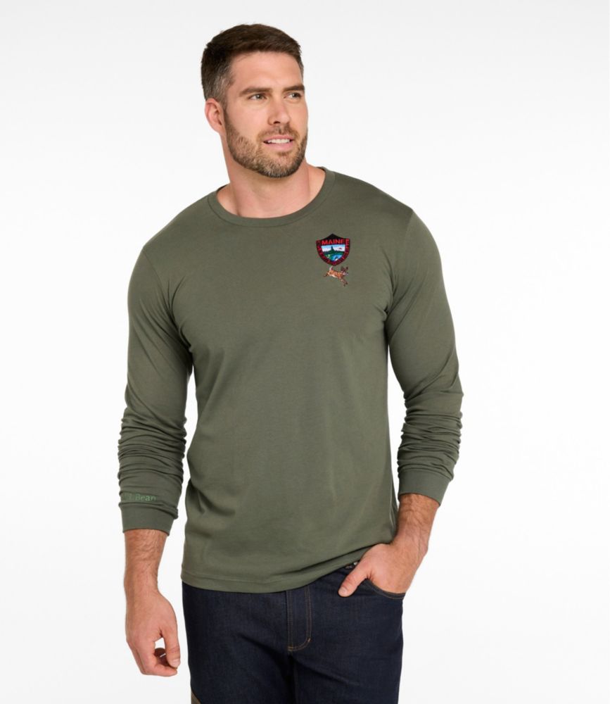 Men's MIF&W Tee, Long-Sleeve White-Tailed Deer