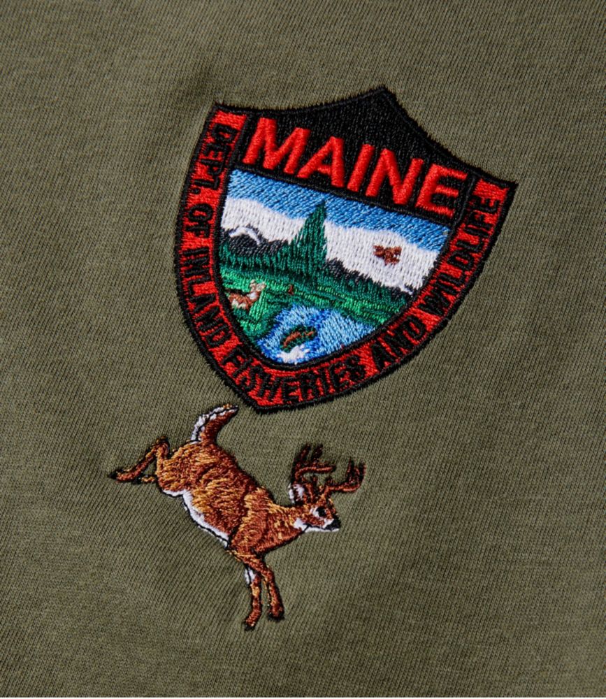Men's MIF&W Tee, Long-Sleeve White-Tailed Deer