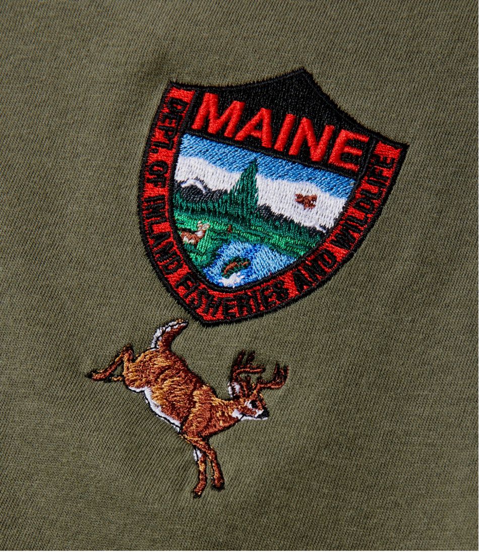 Men's MIF&W Tee, Long-Sleeve White-Tailed Deer