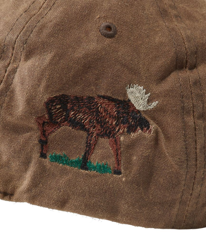 Adults' MIF&W Waxcloth Hat, Moose