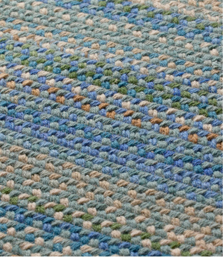 L.L.Bean Braided Wool Rug, Horizontal Braid