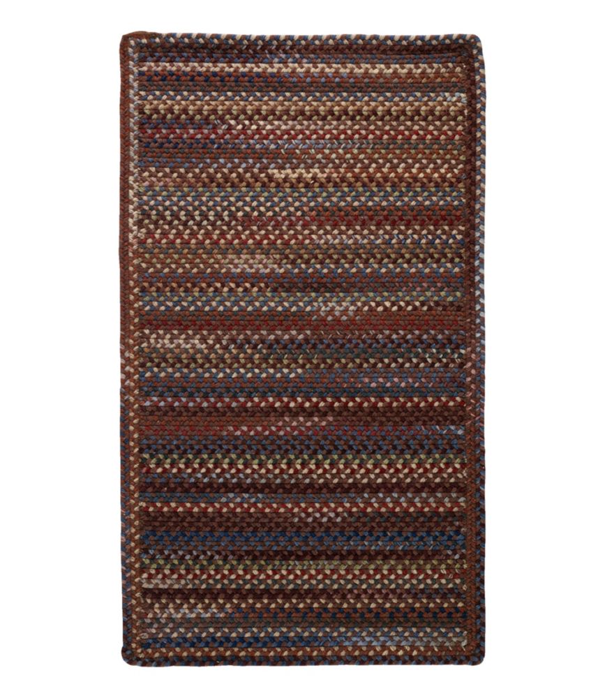 Everyday Outdoor L.L.Bean Braided Wool Rug, Horizontal Braid for Bedroom Entryway and Everyday Home Comfort