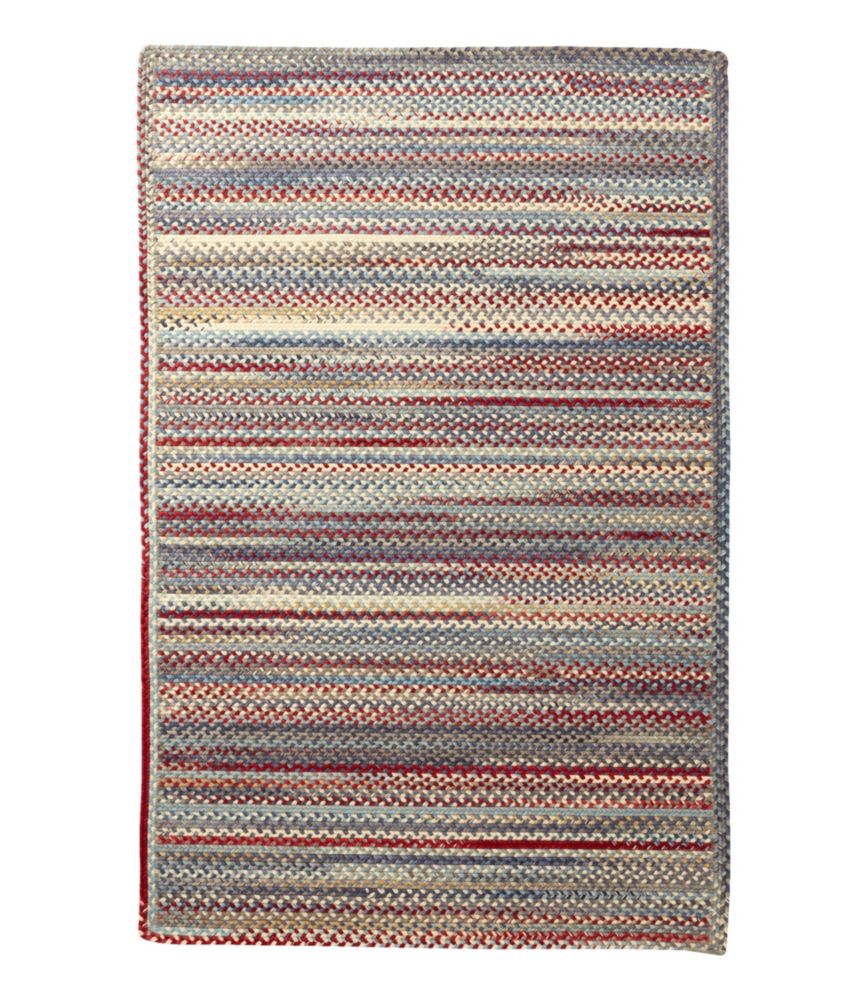 Everyday Outdoor L.L.Bean Braided Wool Rug, Horizontal Braid for Bedroom Entryway and Everyday Home Comfort