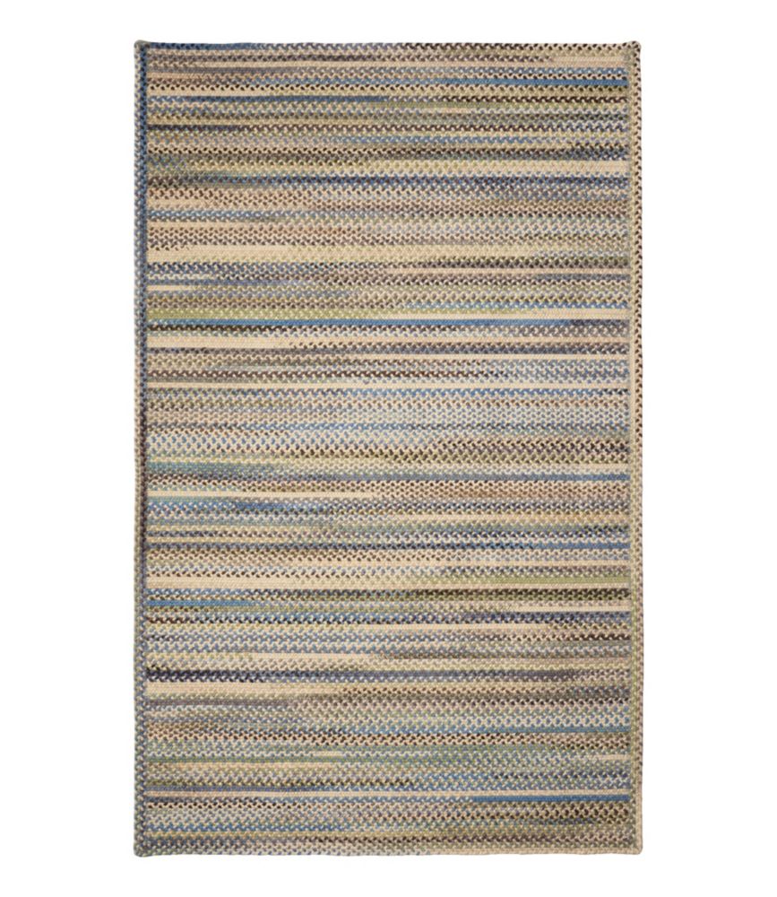 Everyday Outdoor L.L.Bean Braided Wool Rug, Horizontal Braid for Bedroom Entryway and Everyday Home Comfort