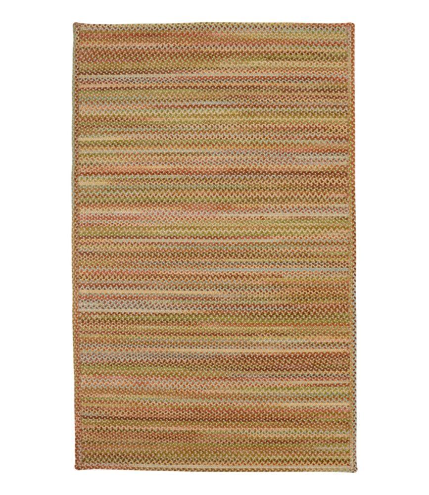 Everyday Outdoor L.L.Bean Braided Wool Rug, Horizontal Braid for Bedroom Entryway and Everyday Home Comfort