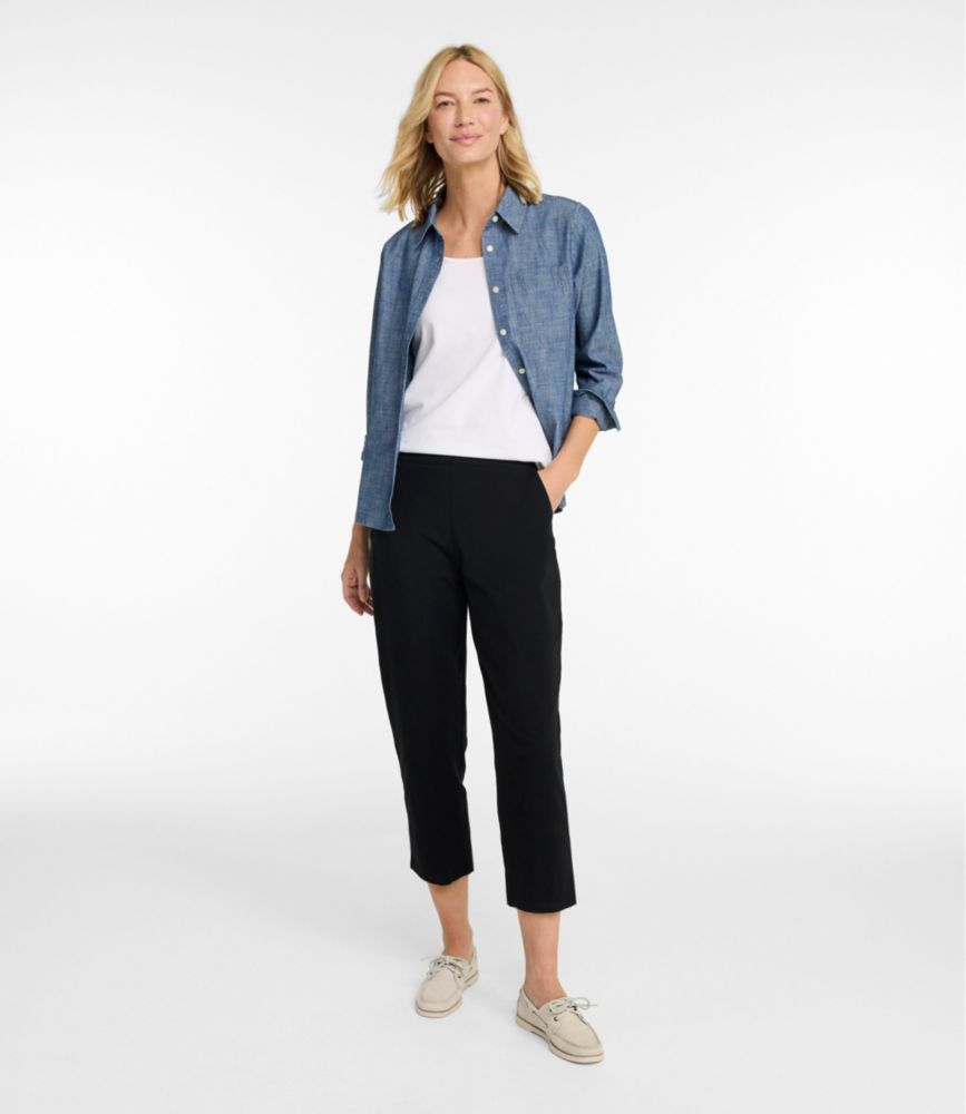 Perfect Fit Pants, Straight-Leg Crop