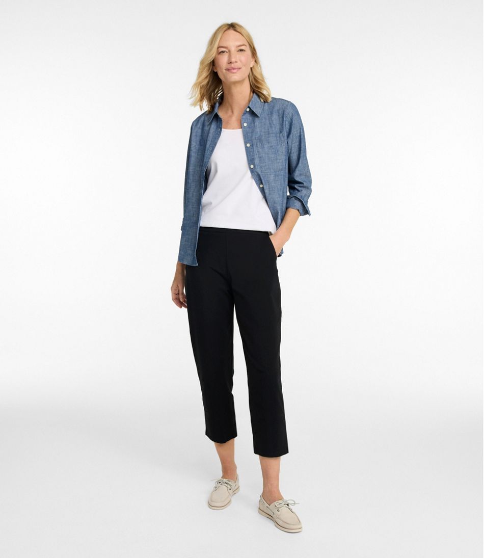 Perfect Fit Pants, Straight-Leg Crop