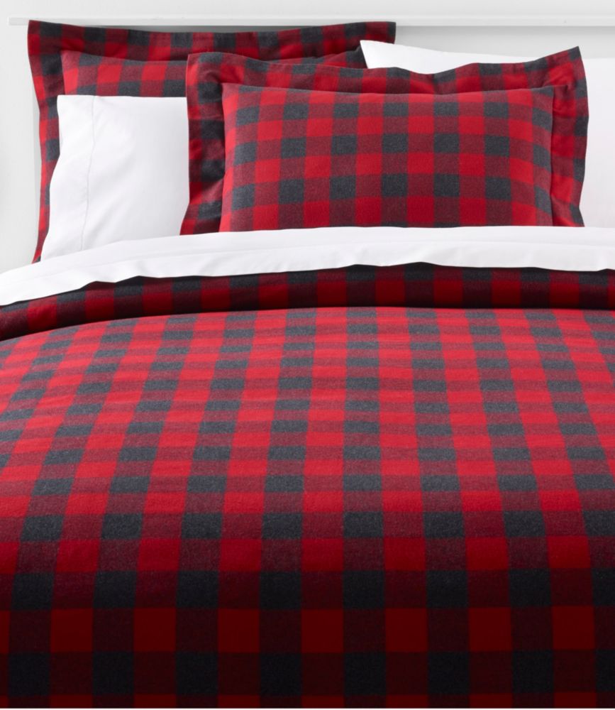 Daily Lifestyle Heritage Chamois Flannel Comforter Cover Collection, Plaid for Everyday Living Travel and Outdoor Recreation