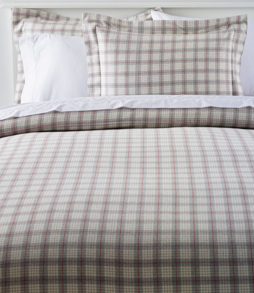 Daily Lifestyle Heritage Chamois Flannel Comforter Cover Collection, Plaid for Everyday Living Travel and Outdoor Recreation