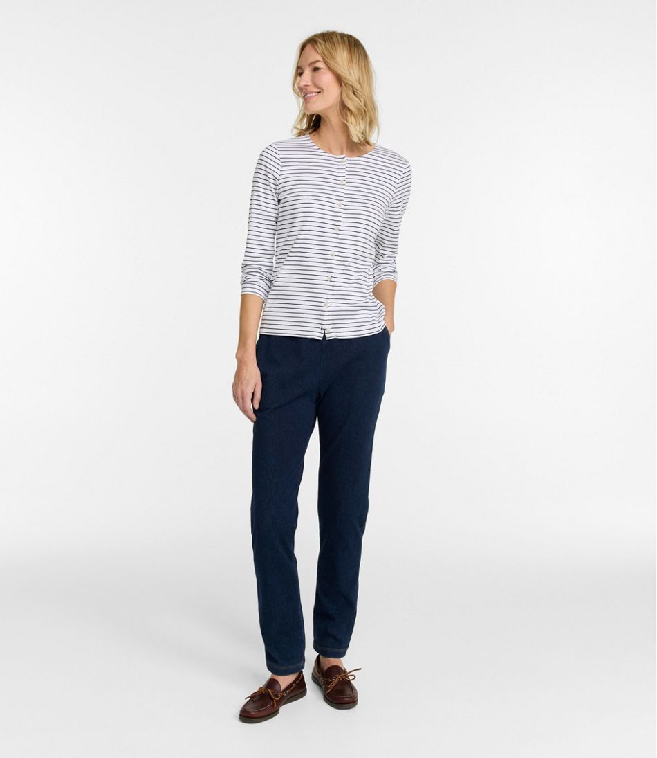 Women's Perfect Fit Pants, Denim Original Tapered Leg