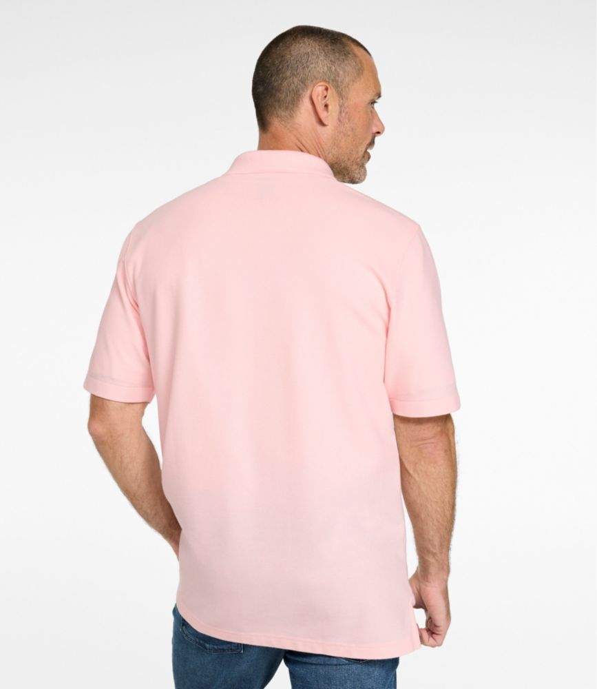 Men's Premium Double L® Polo, Hemmed Short-Sleeve with Pocket
