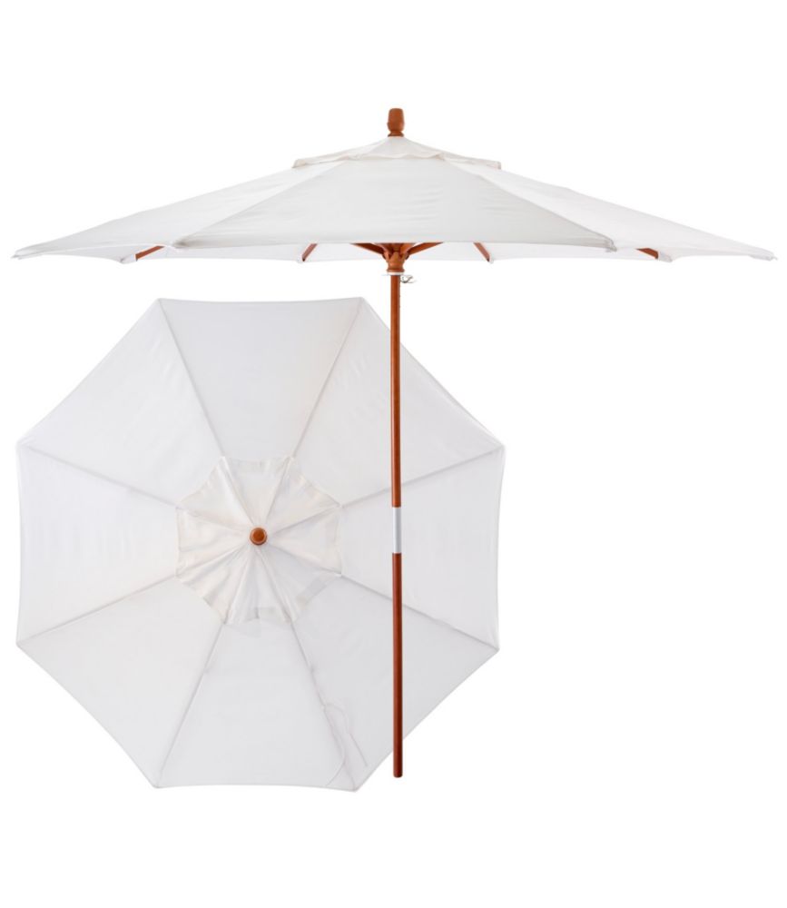 Daily Lifestyle Sunbrella Market Umbrella, Wood for Everyday Living Travel and Outdoor Recreation