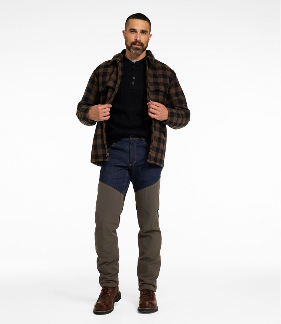 Men's Maine Guide Zip-Front Jac-Shirt with PrimaLoft, Plaid