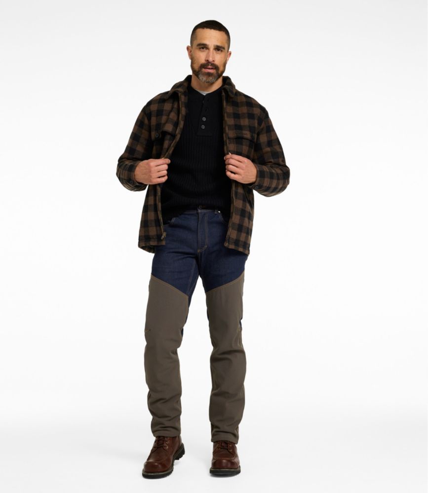 Men's Maine Guide Zip-Front Jac-Shirt with PrimaLoft, Plaid