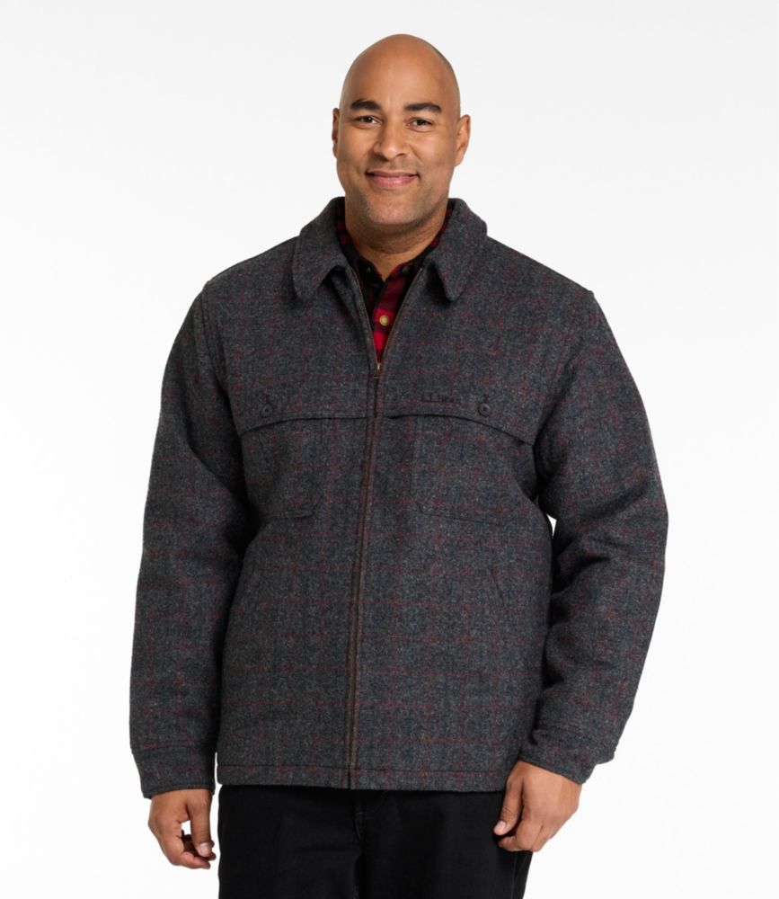 Men's Maine Guide Zip-Front Jac-Shirt with PrimaLoft, Plaid
