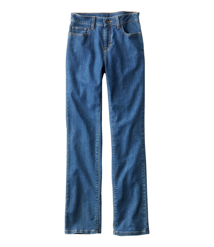 Travel and Trail Women s True Shape Jeans, High-Rise Straight-Leg for Everyday Wear Layering Travel and Outdoor Activities