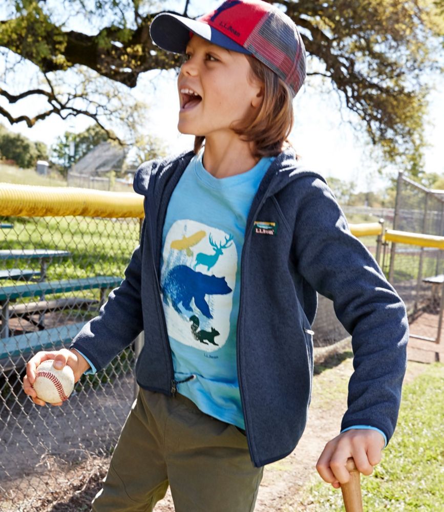 Kids' L.L.Bean Sweater Fleece, Hooded