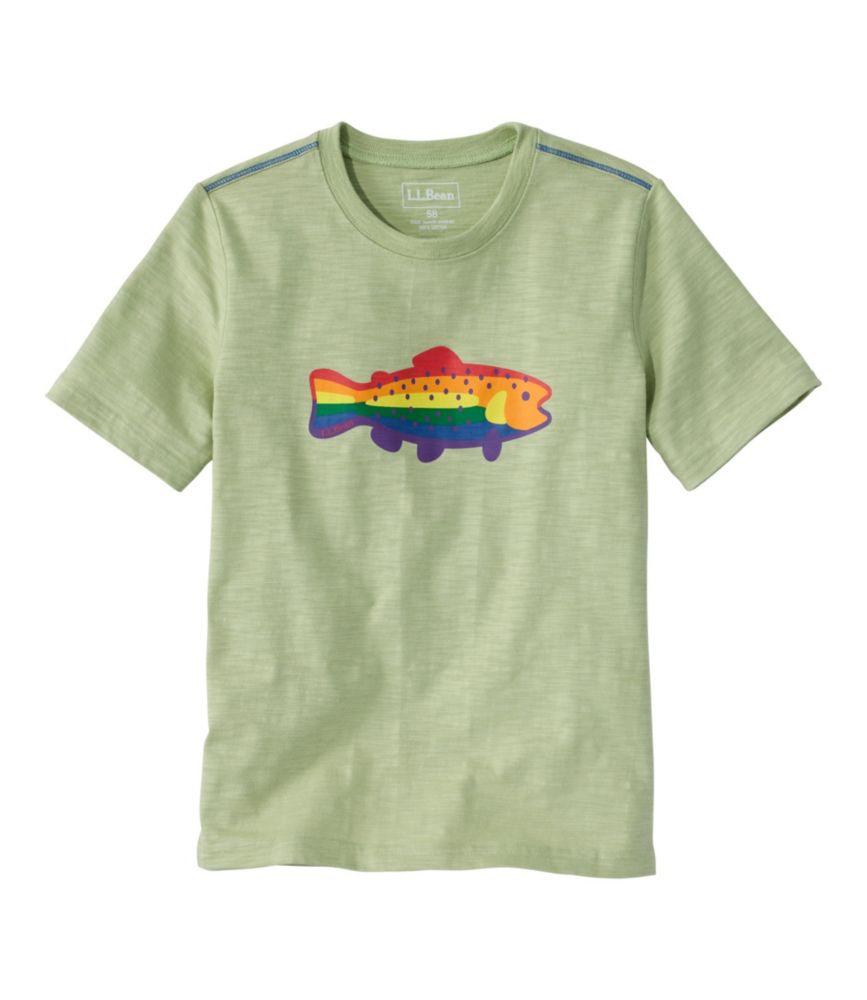 Outdoor Ready Kids Graphic Tee, Glow-in-the-Dark for Everyday Wear Layering Travel and Outdoor Activities