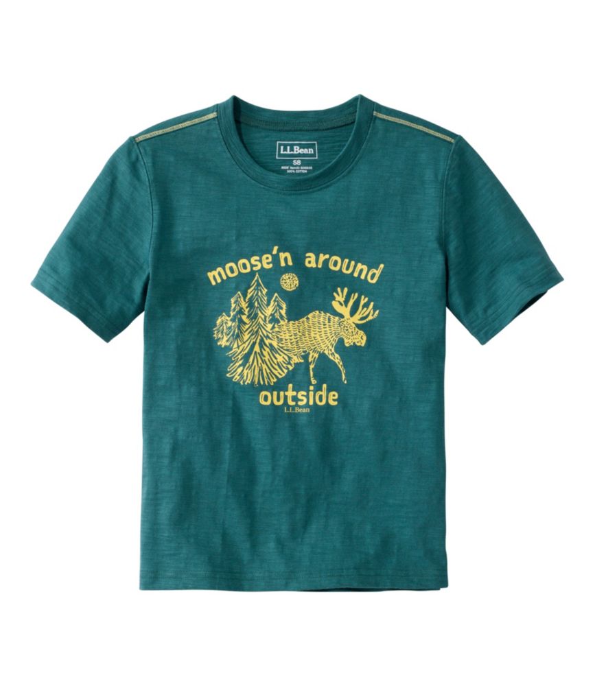 Outdoor Ready Kids Graphic Tee, Glow-in-the-Dark for Everyday Wear Layering Travel and Outdoor Activities