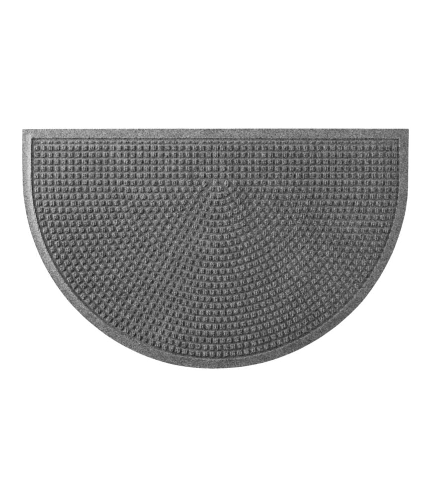 Everyday Outdoor Everyspace Recycled Waterhog Doormat, Half Round for Bedroom Entryway and Everyday Home Comfort