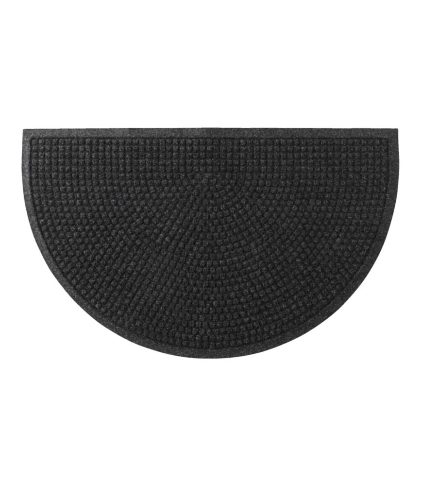 Everyday Outdoor Everyspace Recycled Waterhog Doormat, Half Round for Bedroom Entryway and Everyday Home Comfort