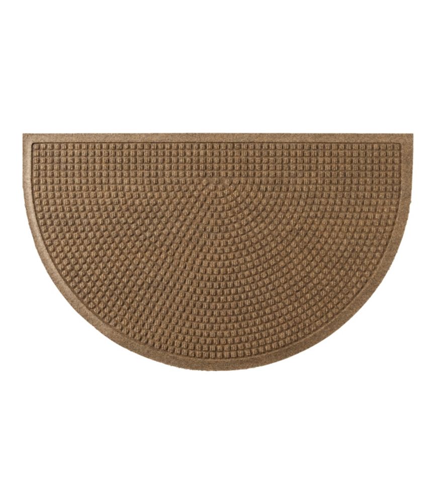 Everyday Outdoor Everyspace Recycled Waterhog Doormat, Half Round for Bedroom Entryway and Everyday Home Comfort