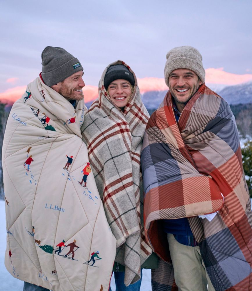 Washable Wool Blanket, Plaid
