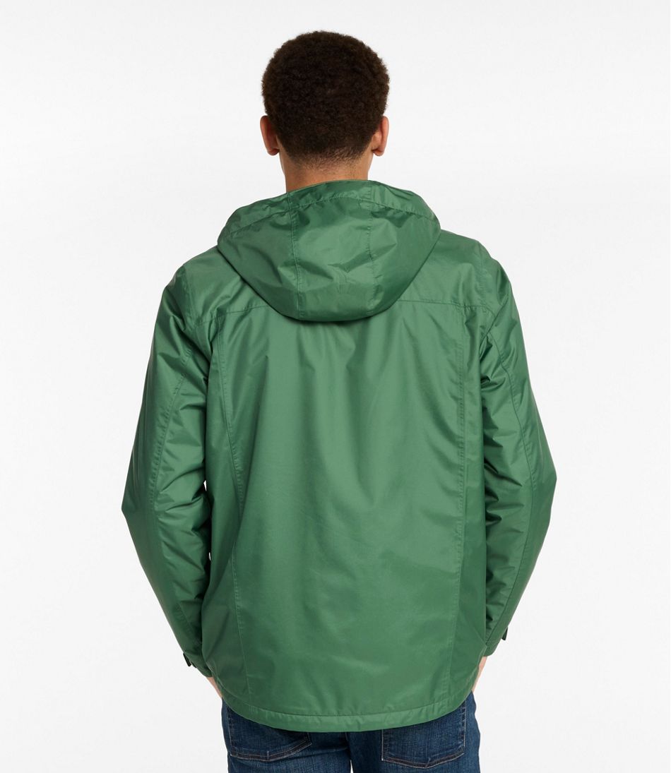 Men's Trail Model Rain Jacket, Fleece-Lined