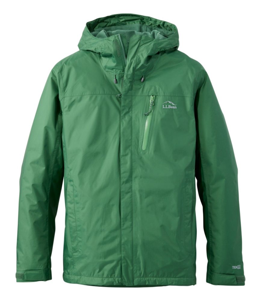 Daily Lifestyle Men s Trail Model Rain Jacket, Fleece-Lined for Everyday Wear Layering Travel and Outdoor Activities