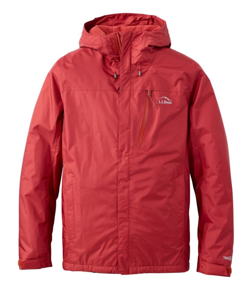 Daily Lifestyle Men s Trail Model Rain Jacket, Fleece-Lined for Everyday Wear Layering Travel and Outdoor Activities