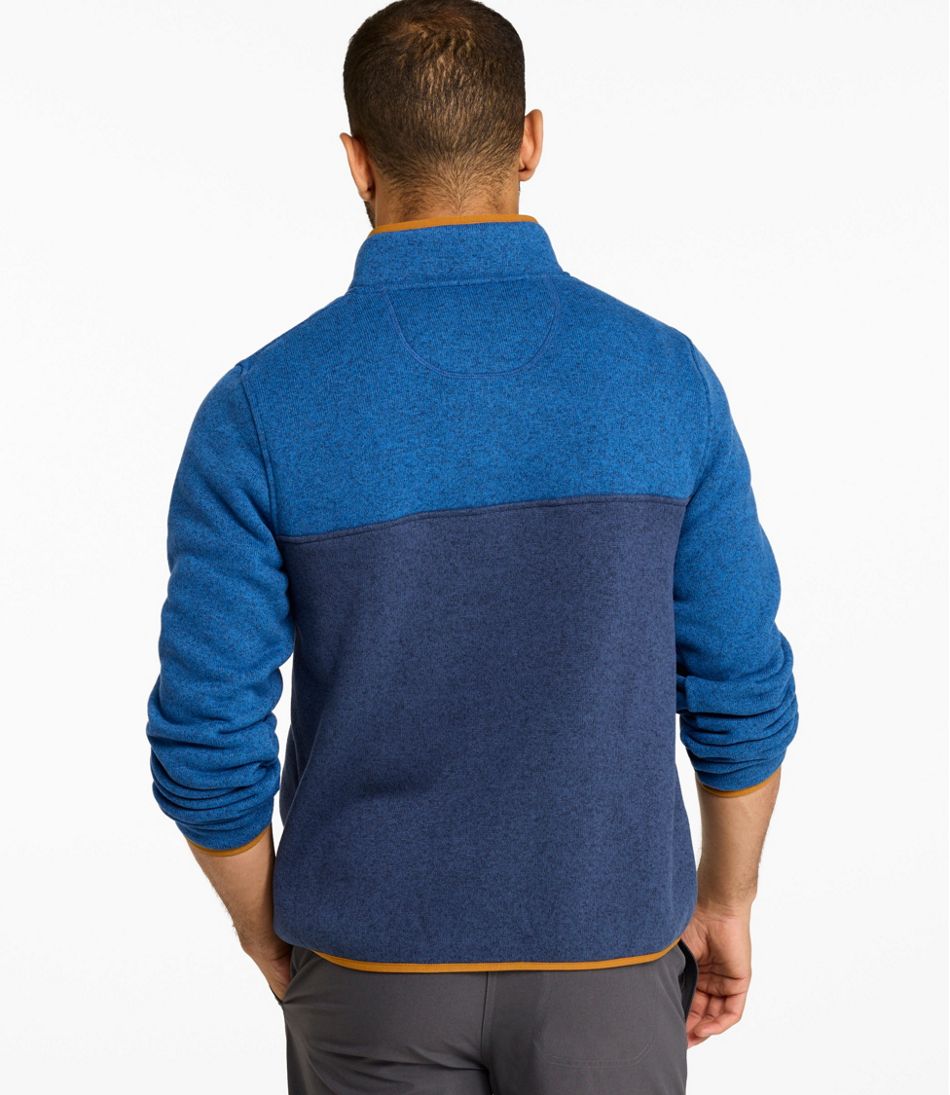 Men's L.L.Bean Sweater Fleece Pullover, Colorblock